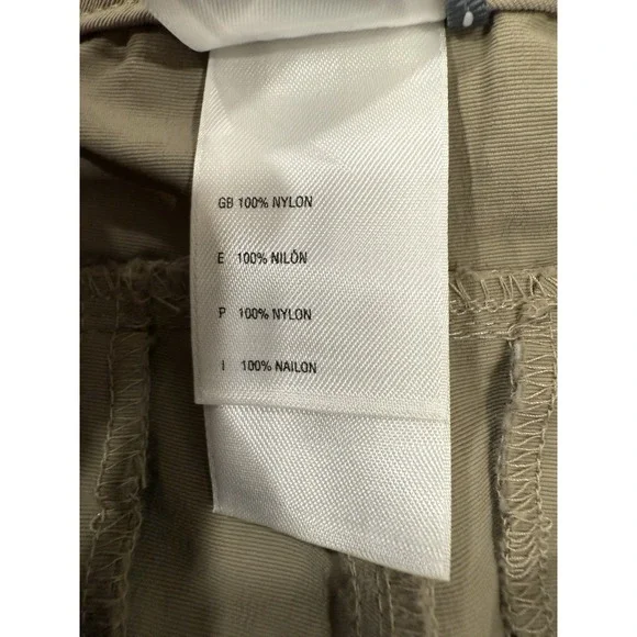 The North Face Womens Pants Size 8 Long Roll-Up Tab Relaxed Fit Tan Beige - Picture 5 of 12